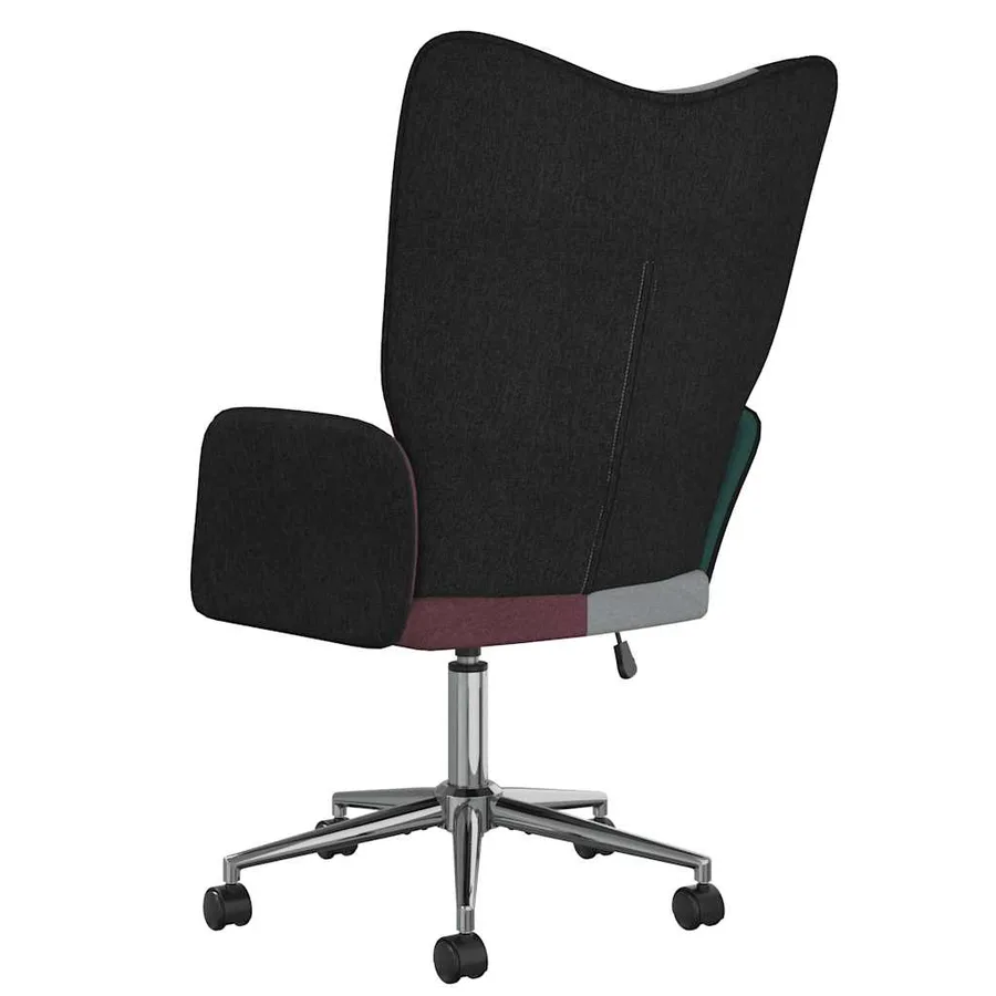 Chaise de relaxation Patchwork Tissu - 5