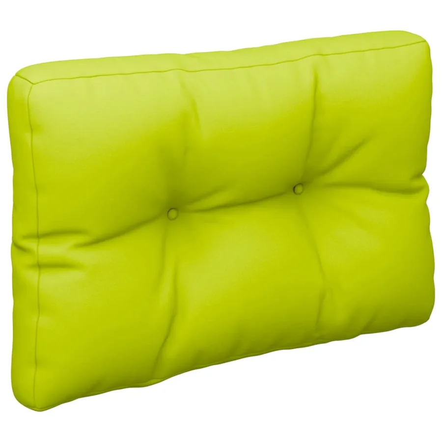 Coussins de palette lot de 2 vert vif tissu - 5