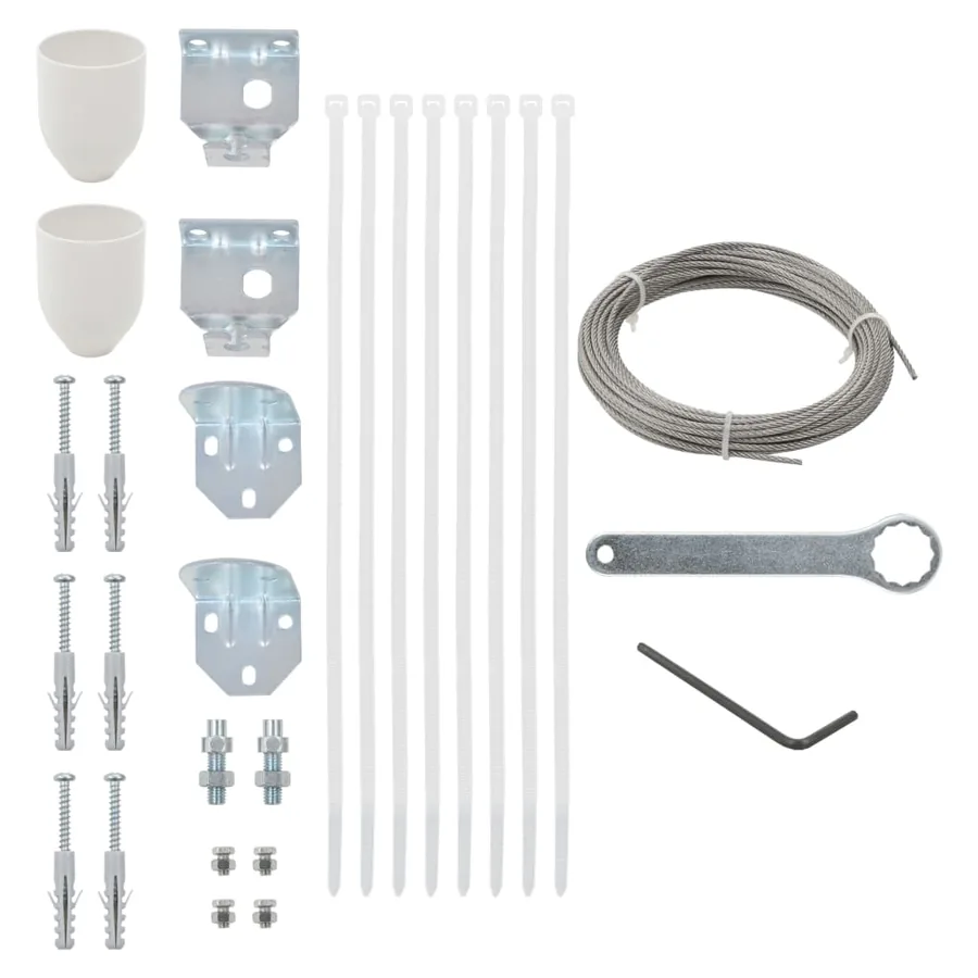 Ensemble d'accessoires pour écran de balcon 29 pcs