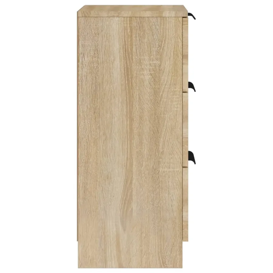 Buffets 2 pcs Chêne Sonoma 30x30x70 cm Bois d'ingénierie - 6
