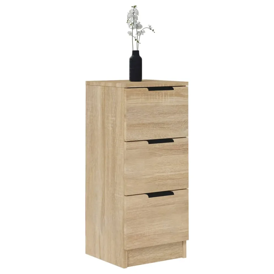Buffets 2 pcs Chêne Sonoma 30x30x70 cm Bois d'ingénierie - 7