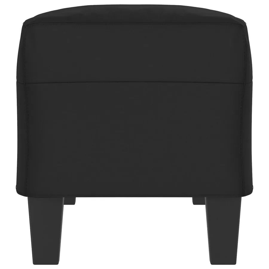 Banc Noir 100x35x41 cm Tissu microfibre - 4