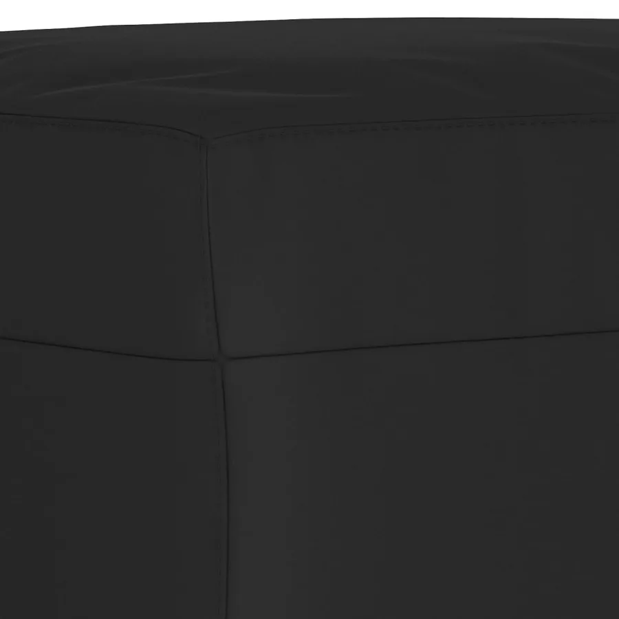 Banc Noir 100x35x41 cm Tissu microfibre - 5