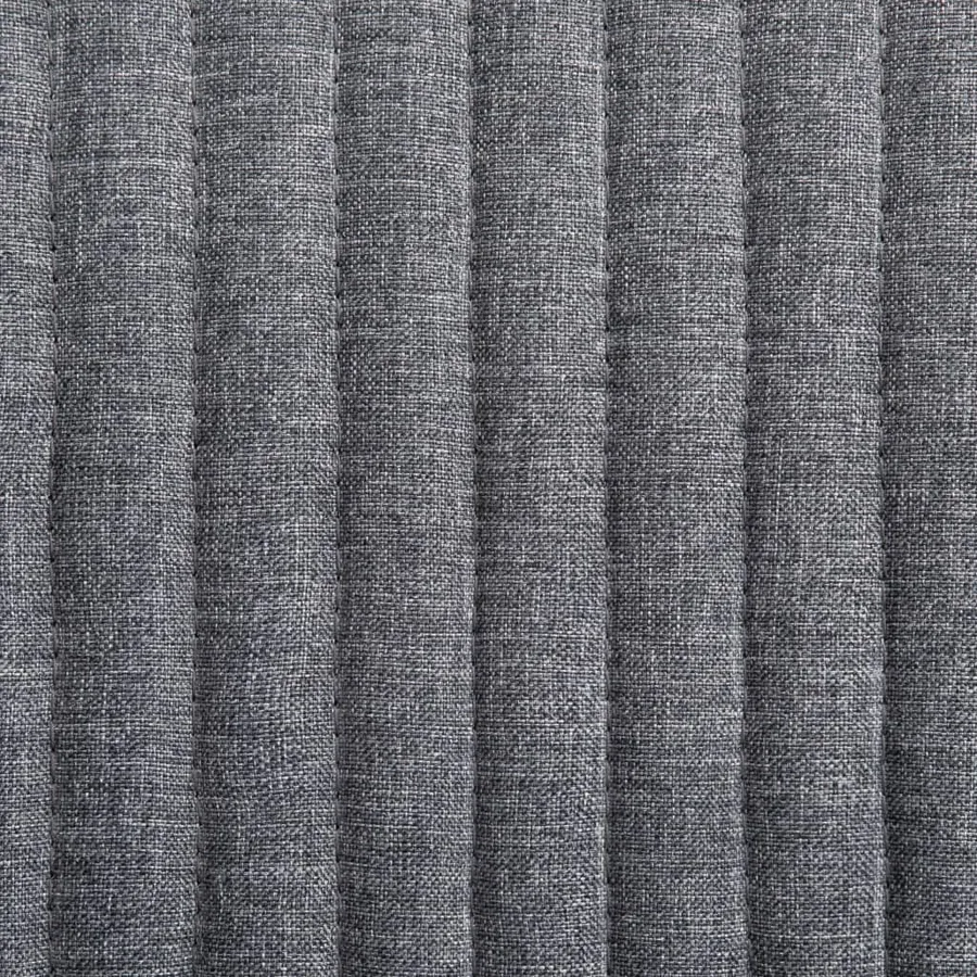 Chaises à manger lot de 6 gris foncé tissu - 7