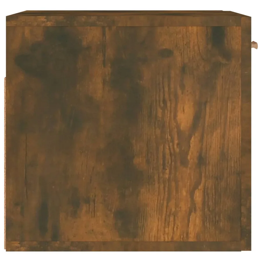 Armoire murale Chêne fumé 80x35x36,5 cm Bois d'ingénierie - 6
