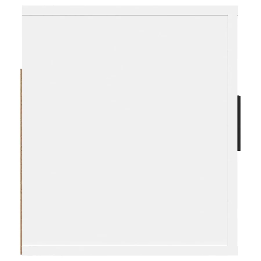 Meuble TV mural Blanc 80x34,5x40 cm - 6