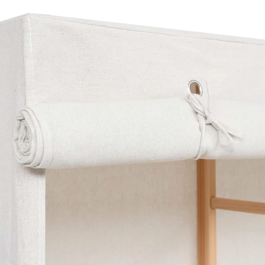 Garde-robe à 3 niveaux 110 x 40 x 170 cm - 6