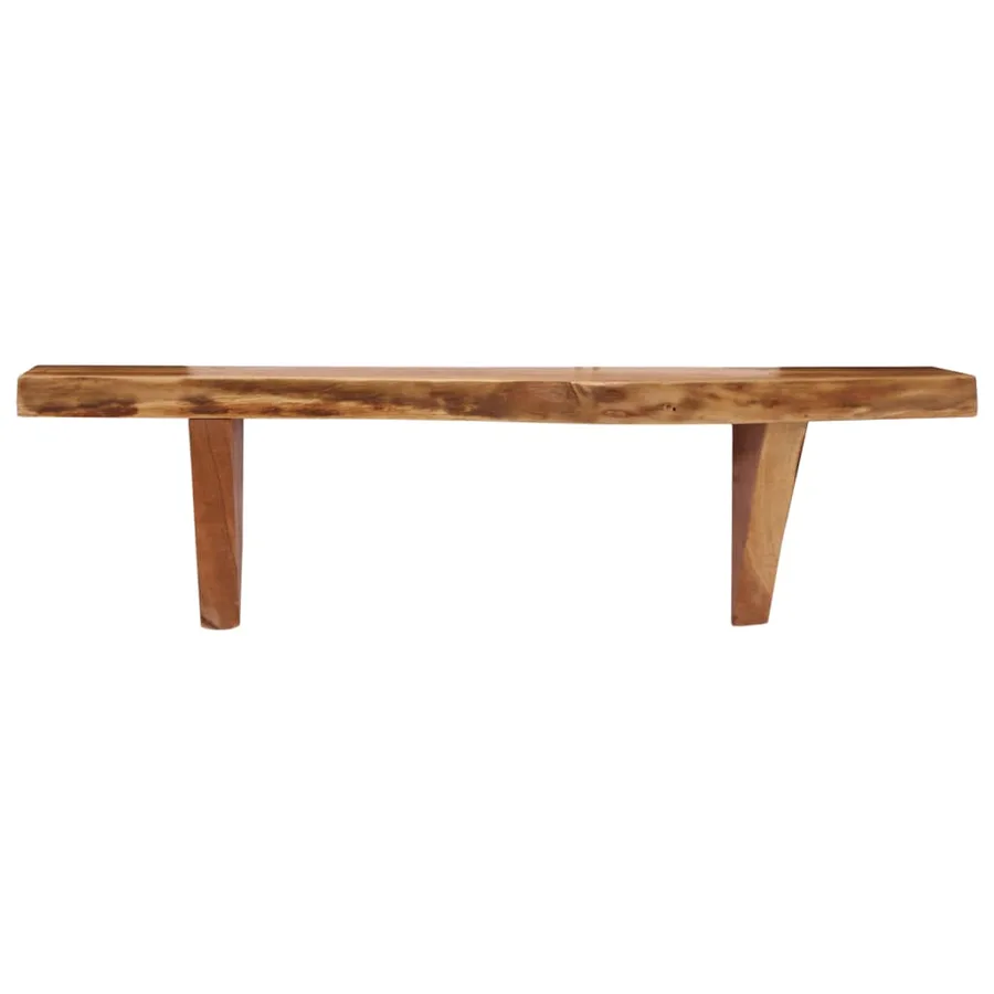 Étagères murales 2 pcs 60x20x18 cm Bois d'acacia massif - 5