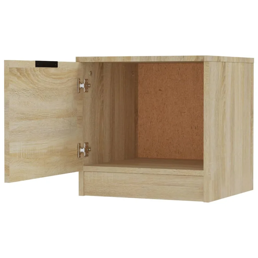 Tables de chevet 2 pcs Chêne sonoma 40x39x40 cm - 7