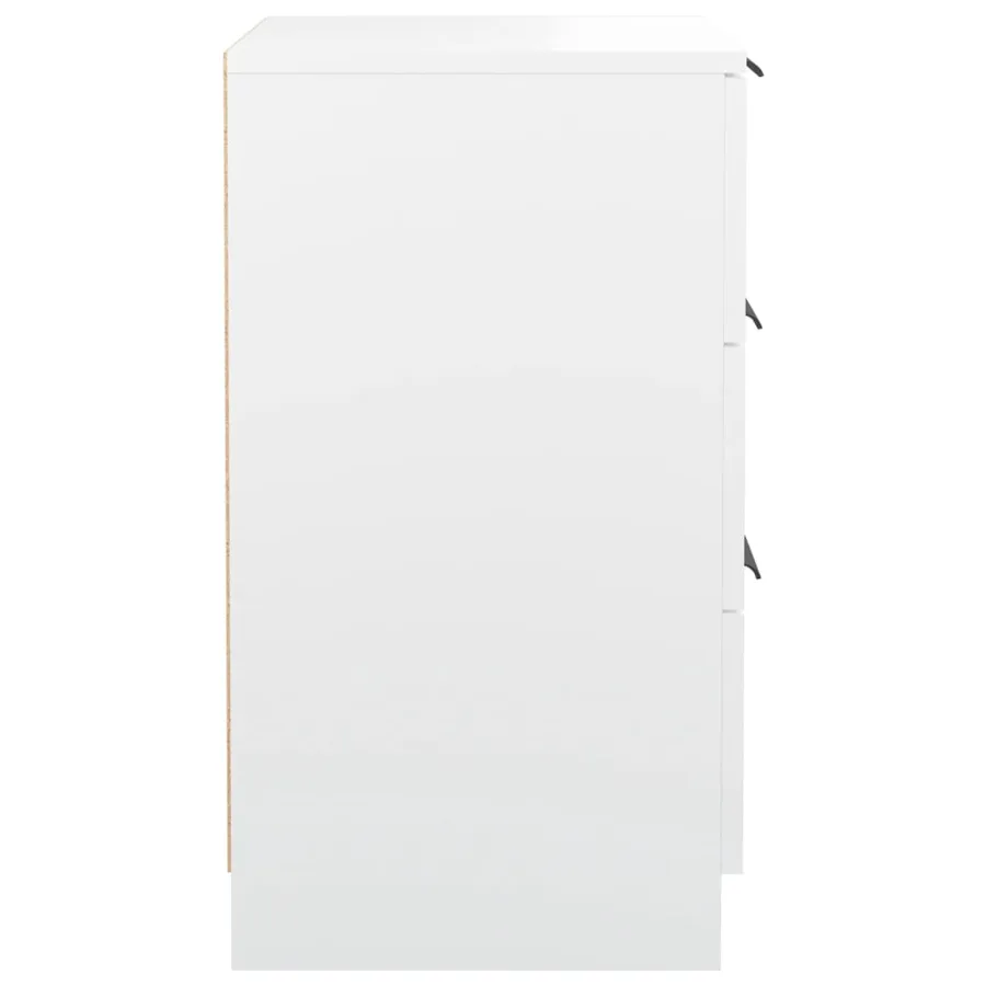 Tables de chevet 2 pcs Blanc 40x36x65 cm - 7