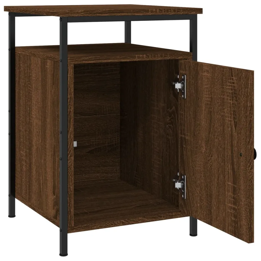 Tables de chevet 2pcs Chêne marron 40x42x60cm Bois d'ingénierie - 6