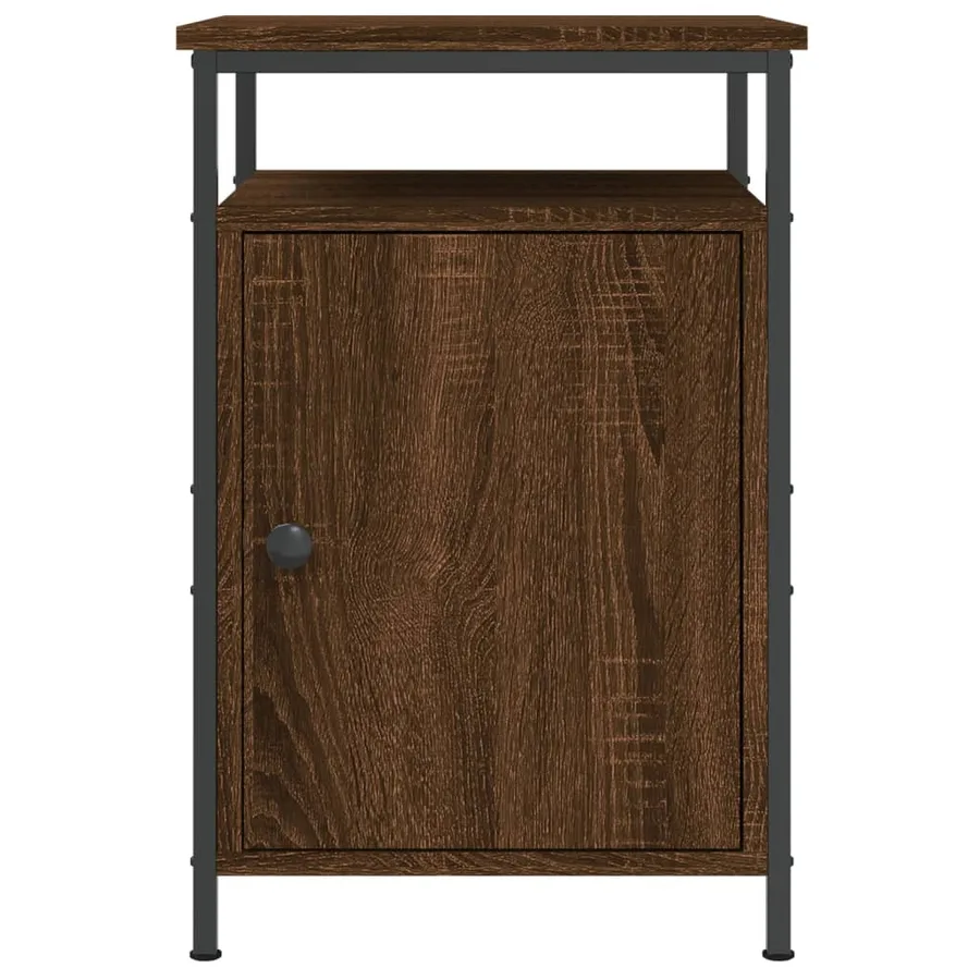 Tables de chevet 2pcs Chêne marron 40x42x60cm Bois d'ingénierie - 7