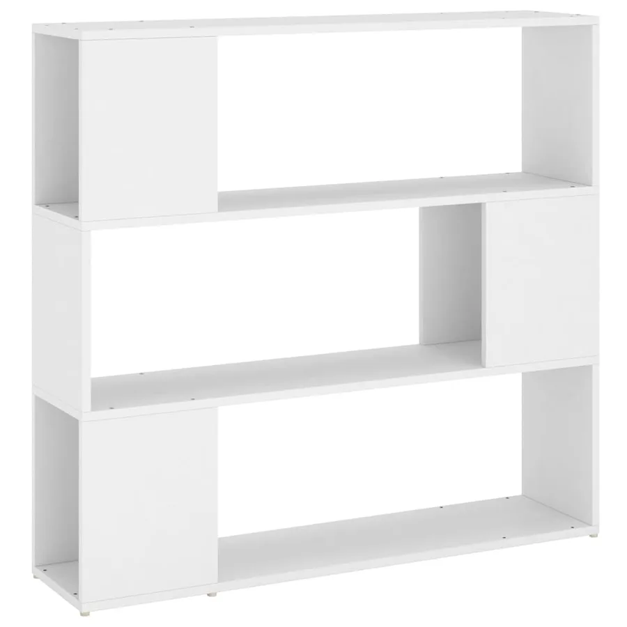 Bibliothèque/Séparateur de pièce Blanc 100x24x94 cm - 2