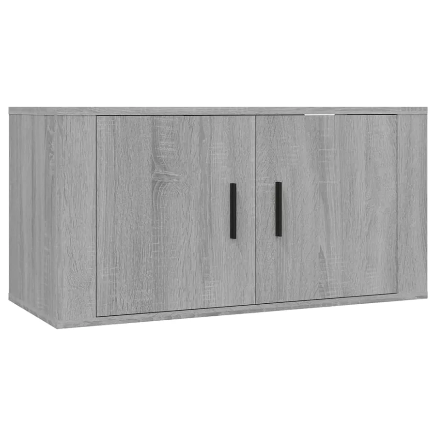Ensemble de meubles TV 3 pcs Sonoma gris Bois d'ingénierie - 4