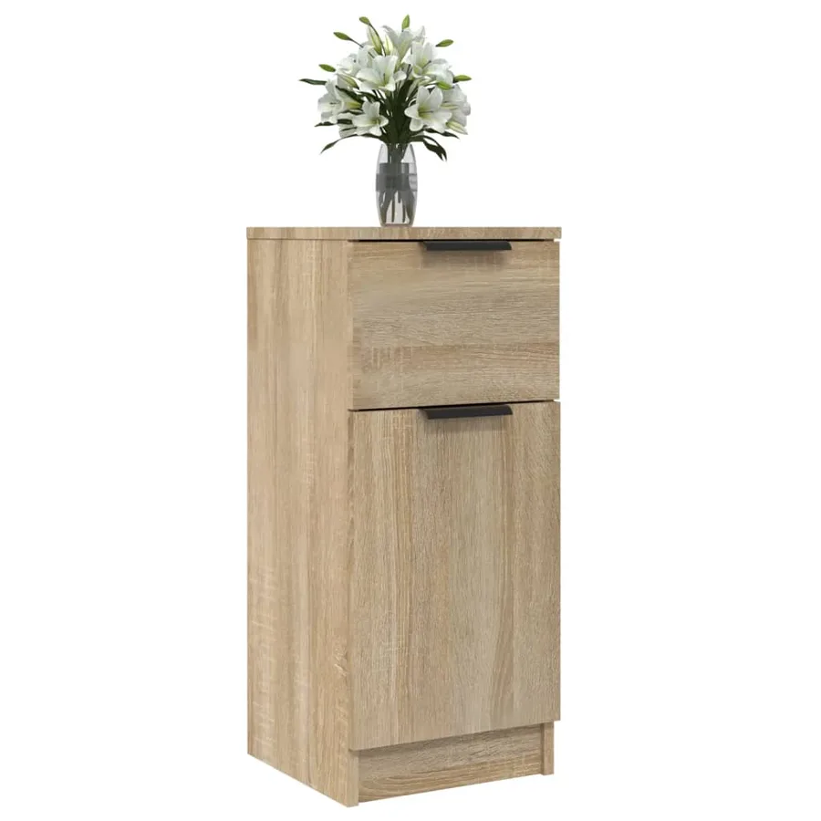 Buffet Chêne sonoma 30x30x70 cm Bois d'ingénierie - 7