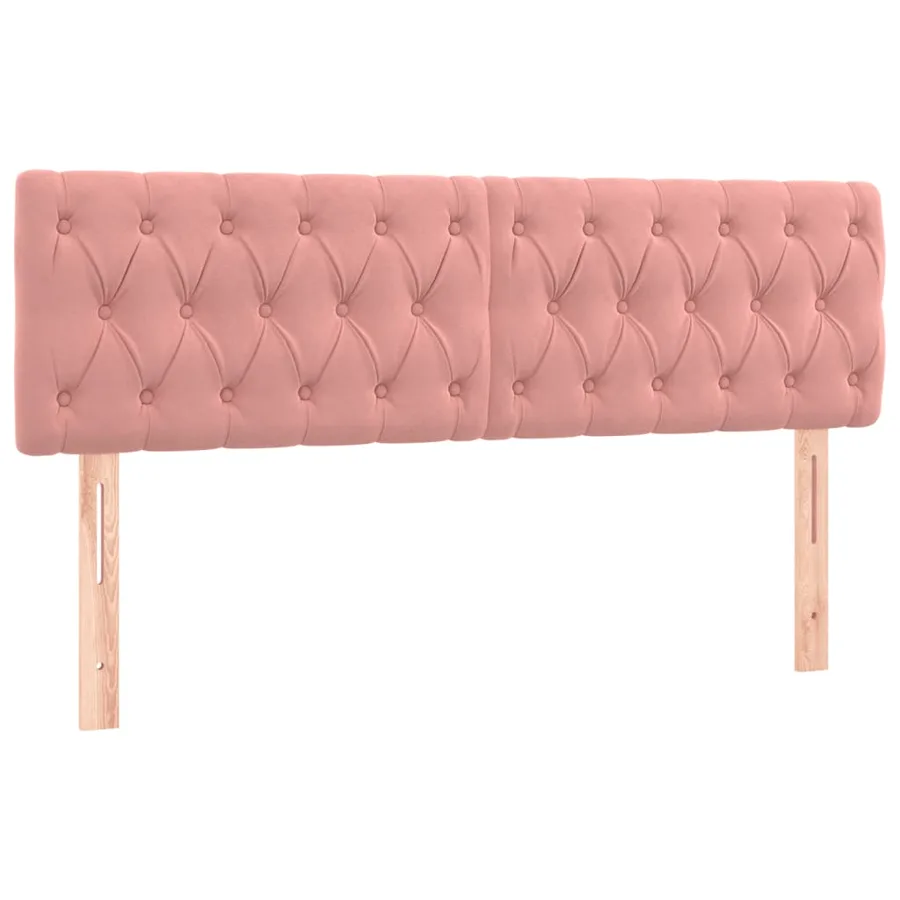 Sommier à lattes de lit avec matelas Rose 160x200 cm Velours - 6
