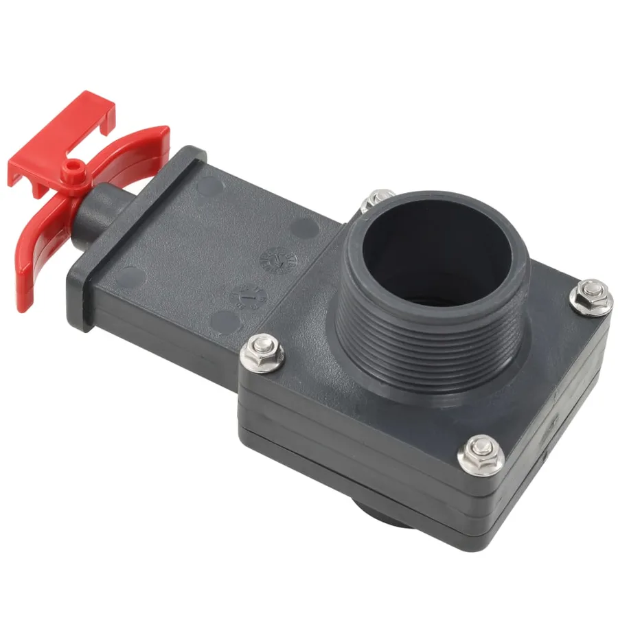 Vanne de portail de piscine 2 pcs 1,5" - 2