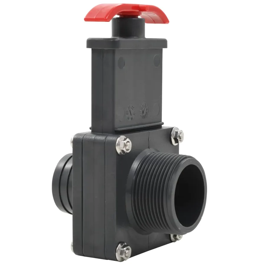 Vanne de portail de piscine 2 pcs 1,5" - 7