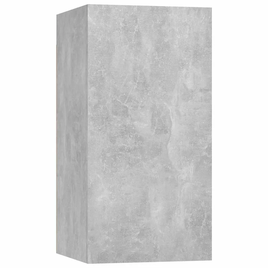 Ensemble de meubles TV 8 pcs Gris béton Bois d'ingénierie - 6