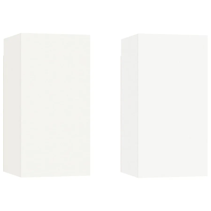 Ensemble de meubles TV 4 pcs Blanc Bois d'ingénierie - 7