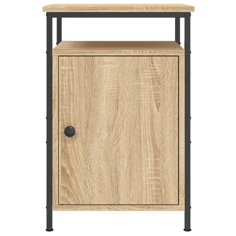 Tables de chevet 2pcs chêne sonoma 40x42x60cm bois d'ingénierie - 7