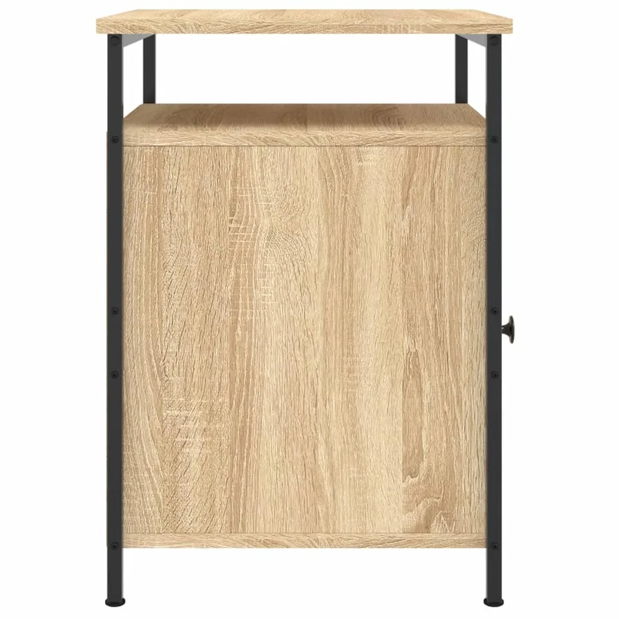 Tables de chevet 2pcs chêne sonoma 40x42x60cm bois d'ingénierie - 8