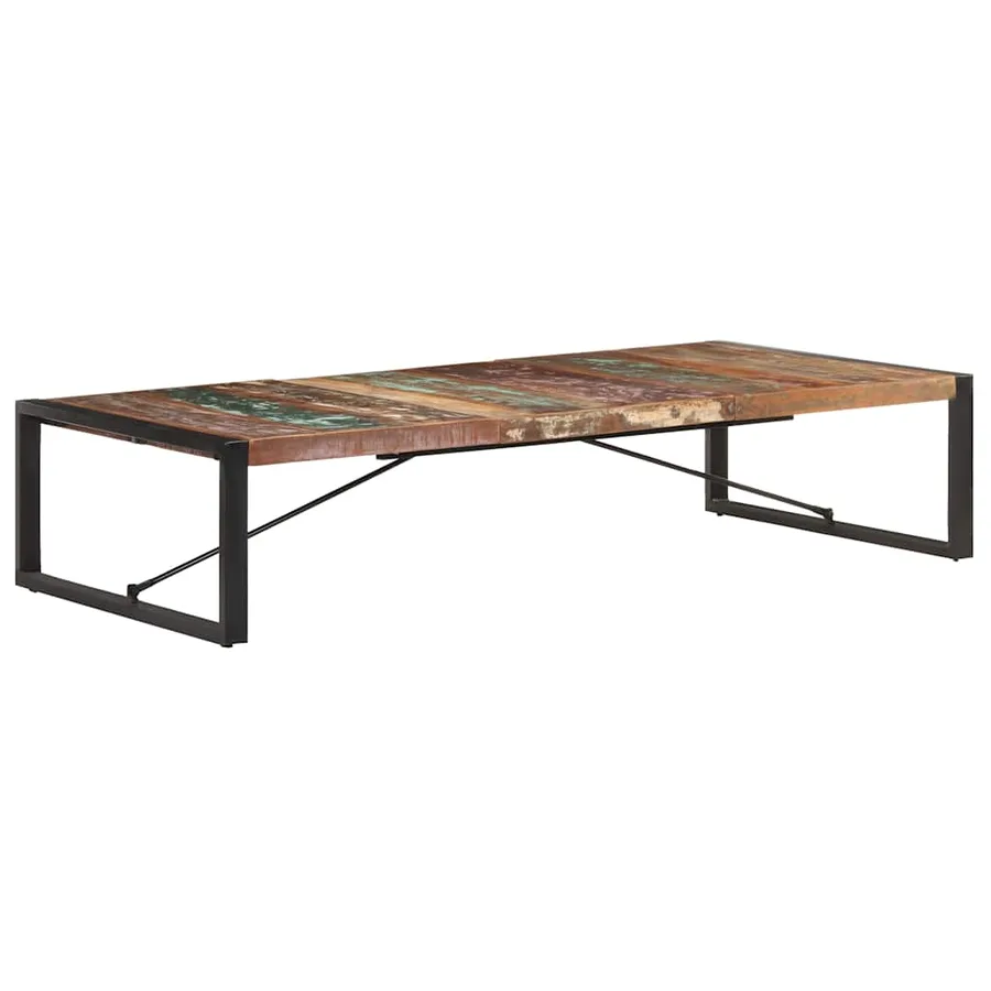 Table basse 180x90x40 cm Bois de récupération massif - 10