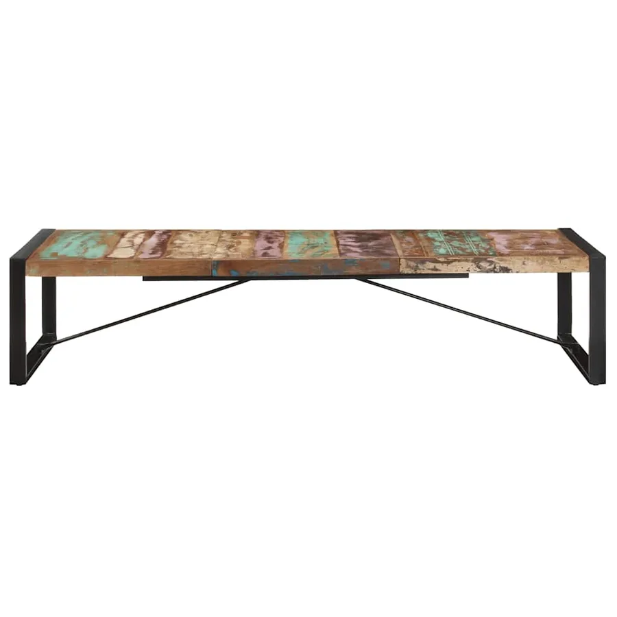 Table basse 180x90x40 cm Bois de récupération massif - 2