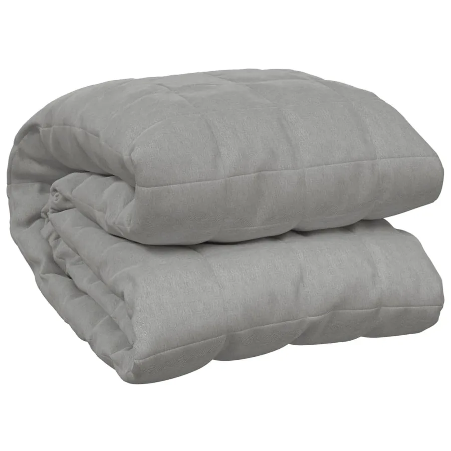 Couverture lestée Gris 152x203 cm 11 kg Tissu - 2