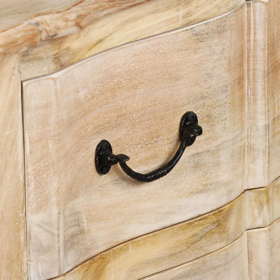 Buffet Bois de manguier solide 200x40x90 cm - 5