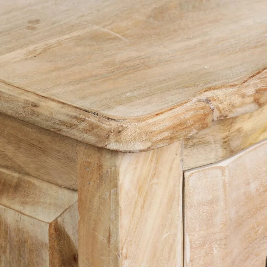 Buffet Bois de manguier solide 200x40x90 cm - 7