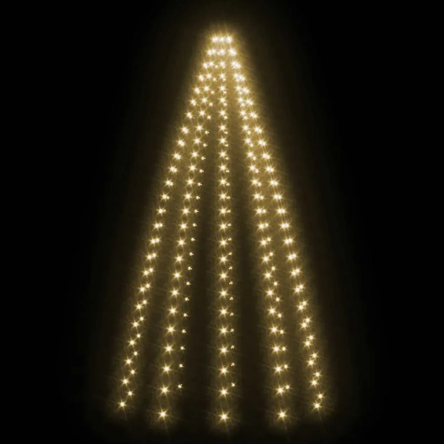 Guirlande lumineuse filet d'arbre de Noël 250 LED 250 cm - 4