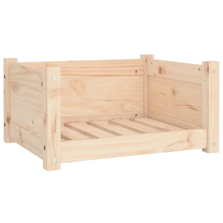 Lit pour chien 55,5 x 45,5 x 28 cm Bois de pin massif - 2
