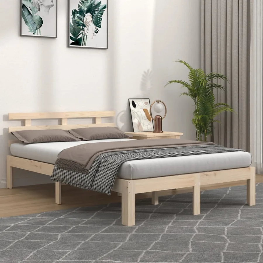 Cadre de lit sans matelas 120x190 cm