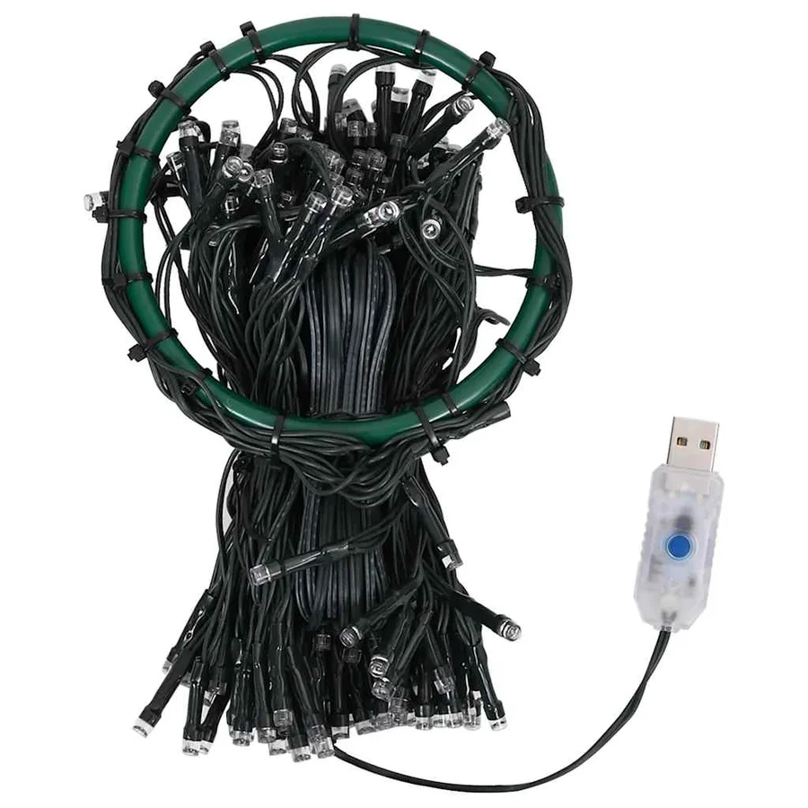Guirlande lumineuse d'arbre de Noël 250 LED Bleu 250 cm - 5