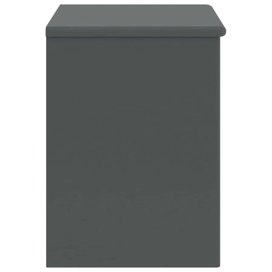 Table de chevet Gris foncé 35x30x40 cm Bois de pin massif - 3