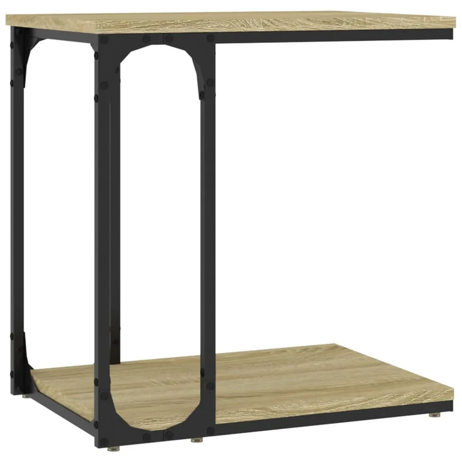 Table d'appoint Chêne sonoma 50x35x52 cm Bois d'ingénierie - 2