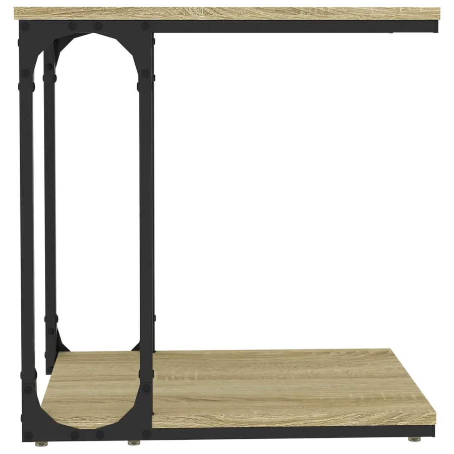 Table d'appoint Chêne sonoma 50x35x52 cm Bois d'ingénierie - 4