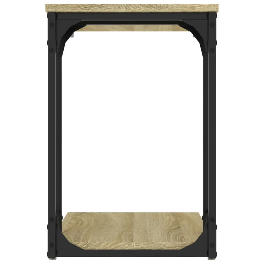 Table d'appoint Chêne sonoma 50x35x52 cm Bois d'ingénierie - 5