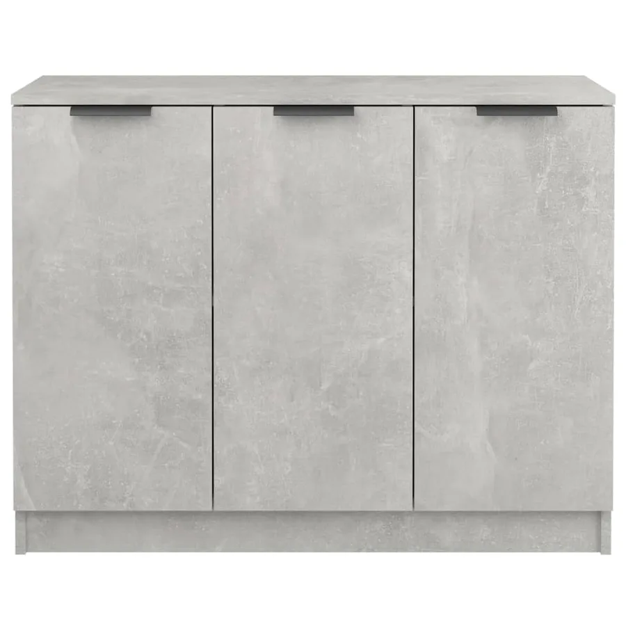 Buffet Gris béton 90,5x30x70 cm Bois d'ingénierie - 5