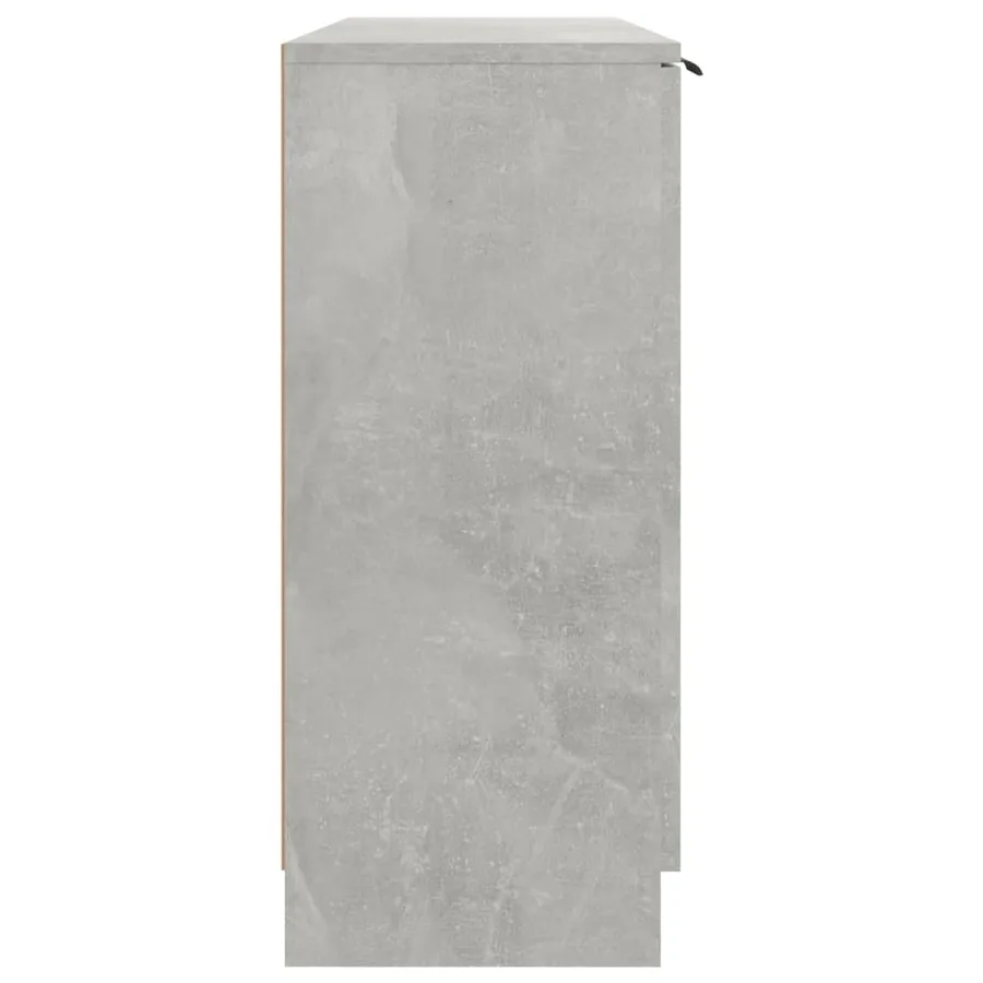 Buffet Gris béton 90,5x30x70 cm Bois d'ingénierie - 6