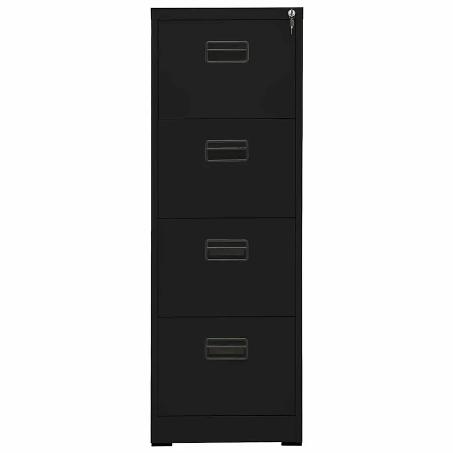 Classeur Noir 46x62x133 cm Acier - 2
