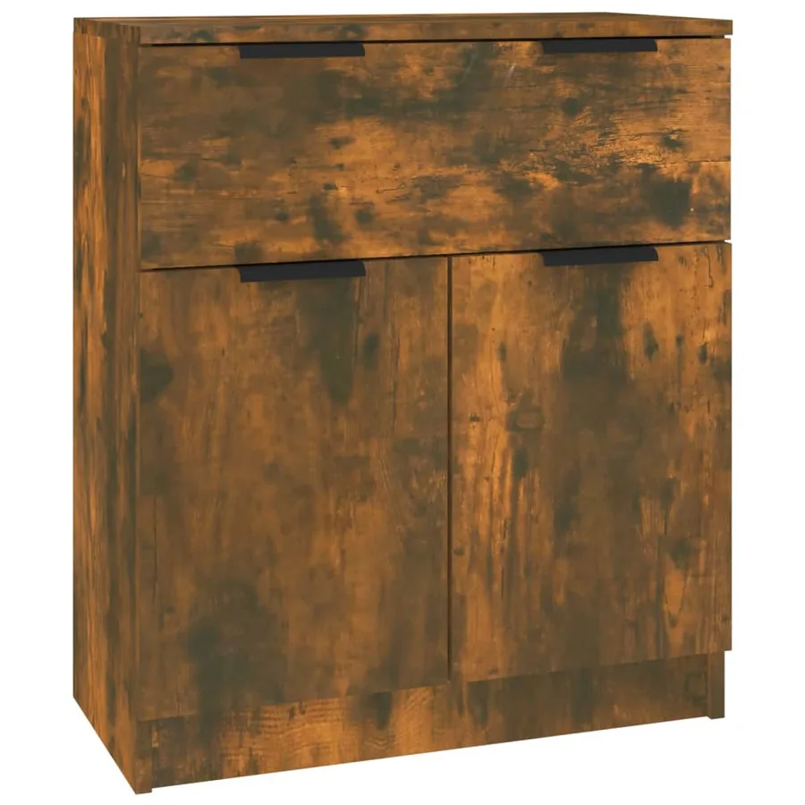 Buffets 3 pcs Chêne fumé Bois d'ingénierie - 8