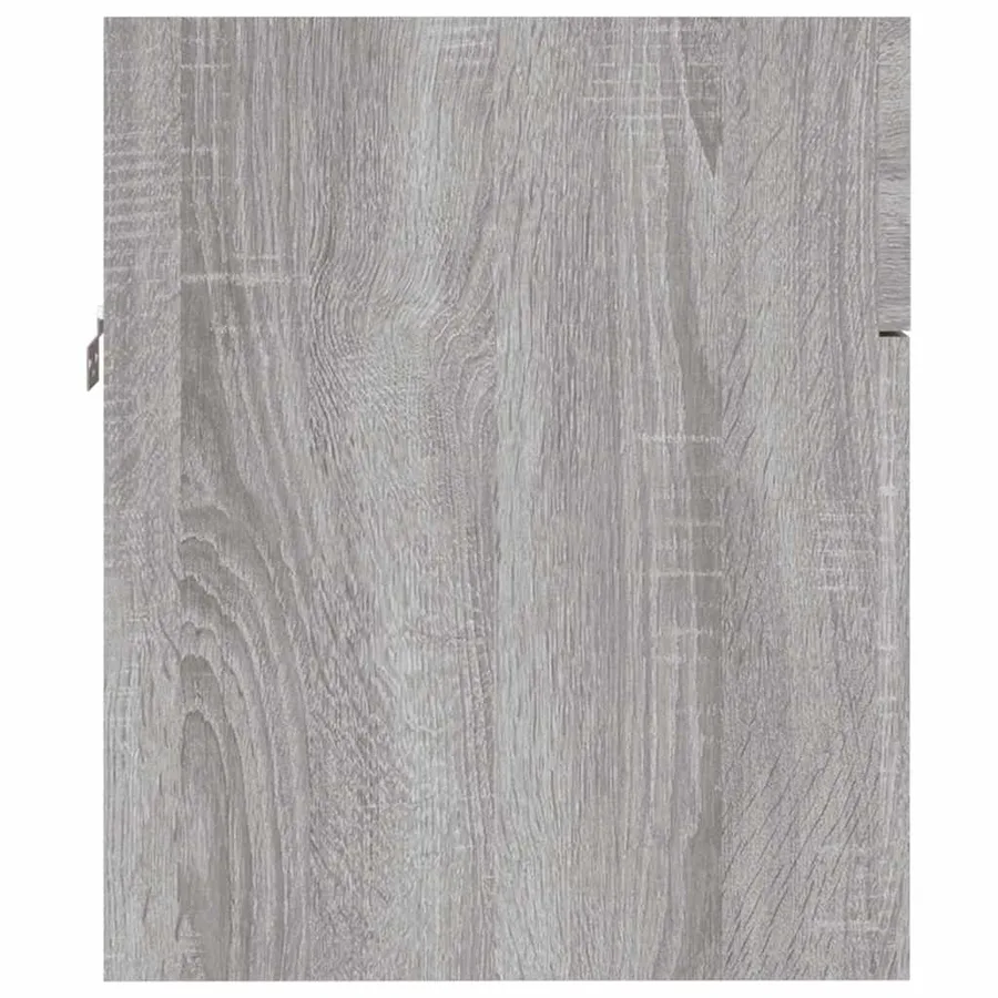 Ensemble de meubles de salle de bain 2 pcs Sonoma gris - 9