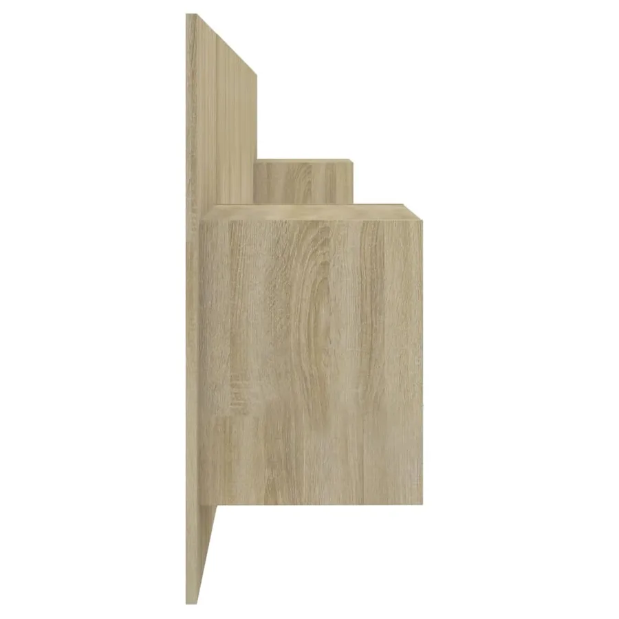 Tête de lit avec armoires Chêne sonoma Bois d'ingénierie - 5