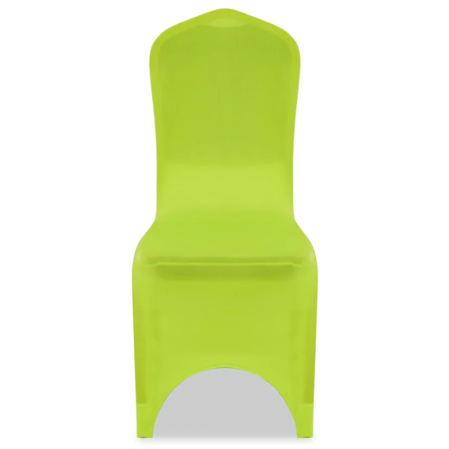Housse de chaise extensible 6 pcs vert - 3