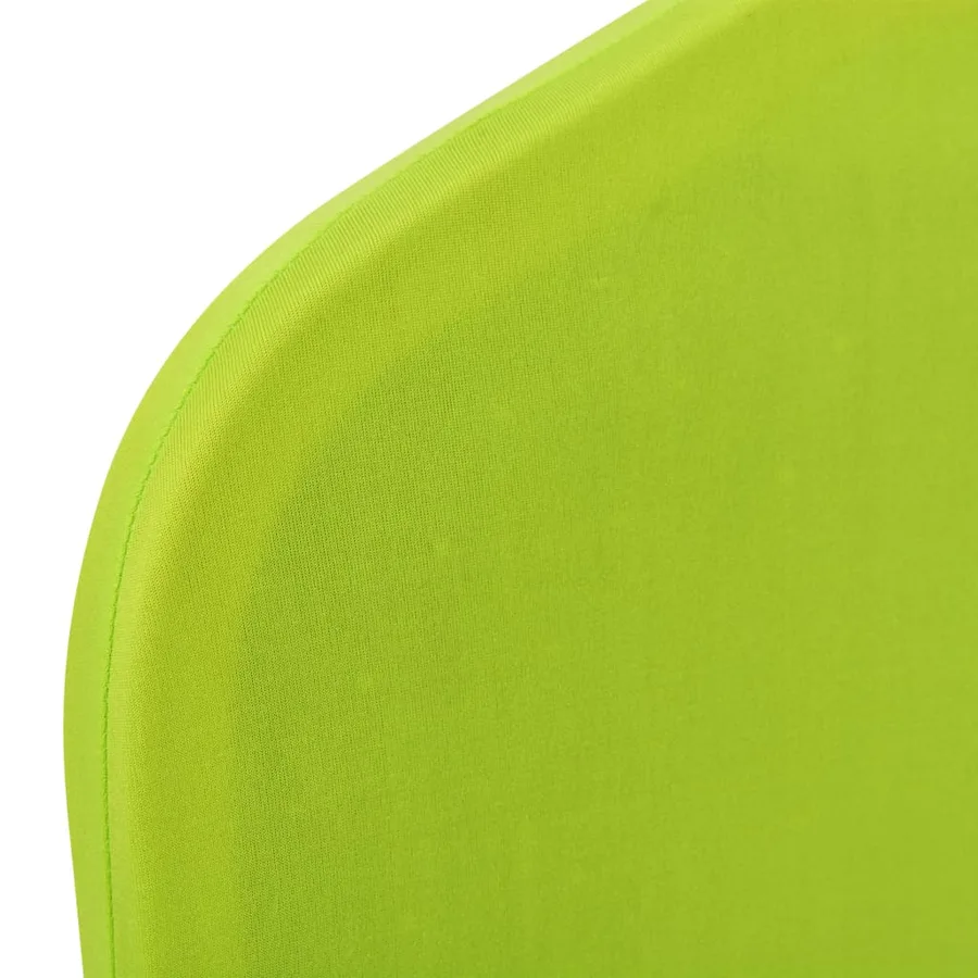 Housse de chaise extensible 6 pcs vert - 6