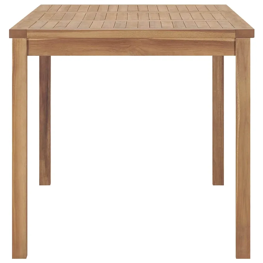Table à dîner de jardin 140x80x77 cm Bois de teck solide - 3