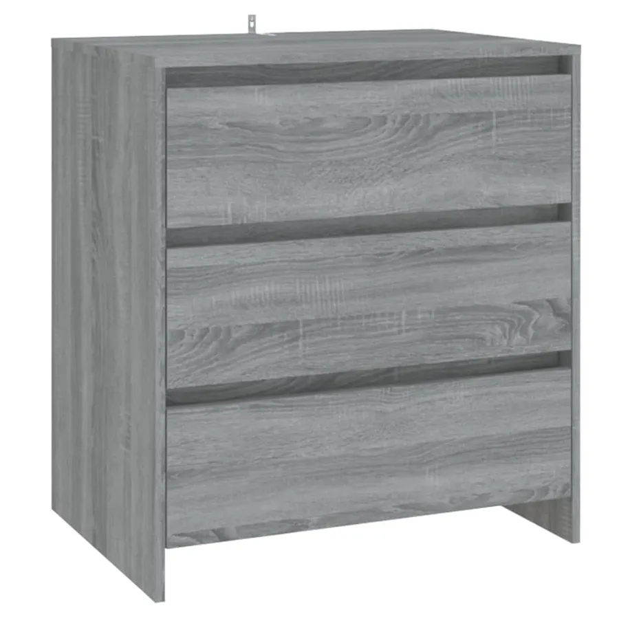 Buffets 2 pcs Sonoma gris Bois d'ingénierie - 5