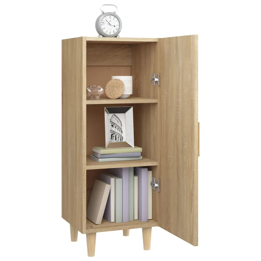 Buffet Chêne sonoma 34,5x34x90 cm Bois d'ingénierie - 4